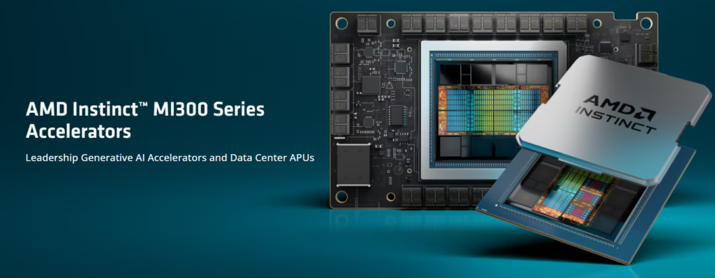 AMD Instinct M1300 AI chips.