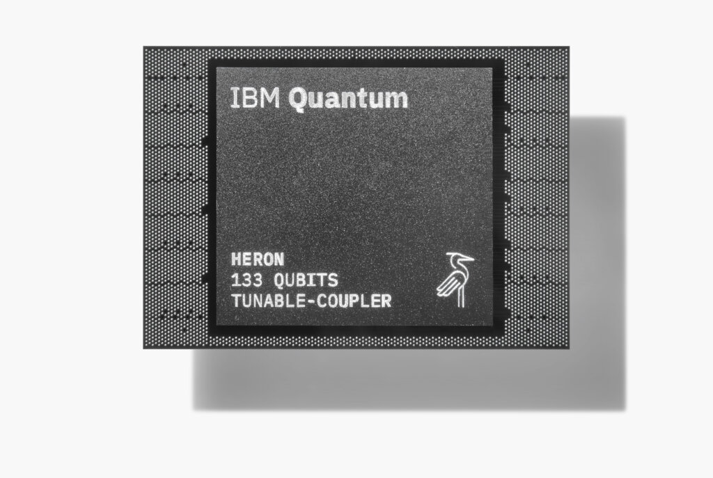 At IBM Quantum Summit 2023, ‘IBM Quantum Heron’ was released as IBM’s best performing processor for quantum computing to date, with newly built architecture offering up to five-fold improvement in error reduction. (Credit: Ryan Lavine for IBM).