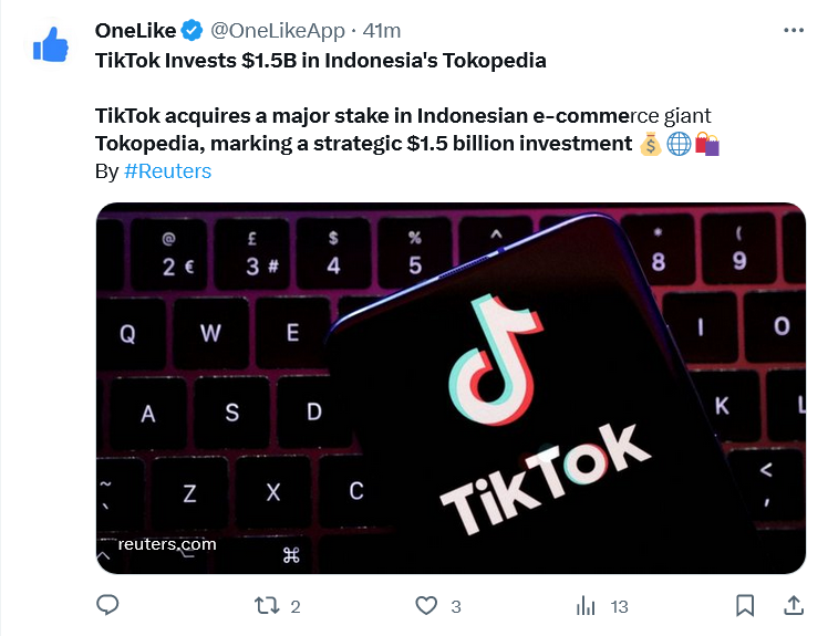 TikTok pulls a power move in Indonesia.
