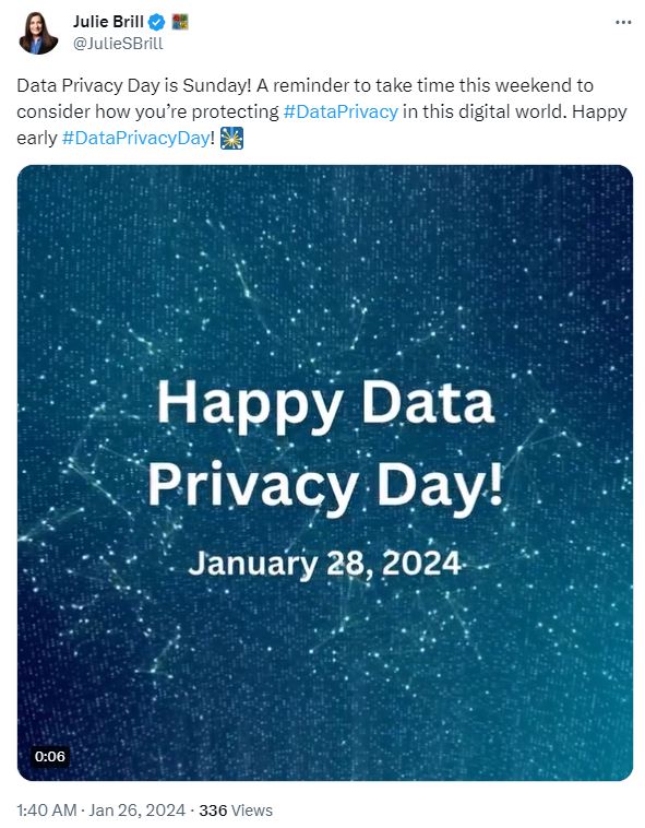 Data privacy has to be a prerogative for everyone. 