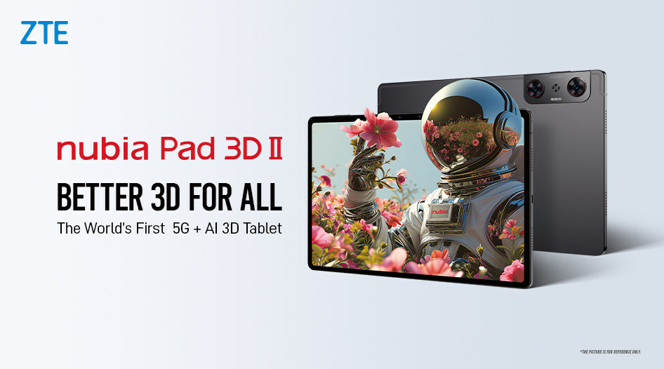 nubia Pad 3D II innovatively integrates 5G technology.