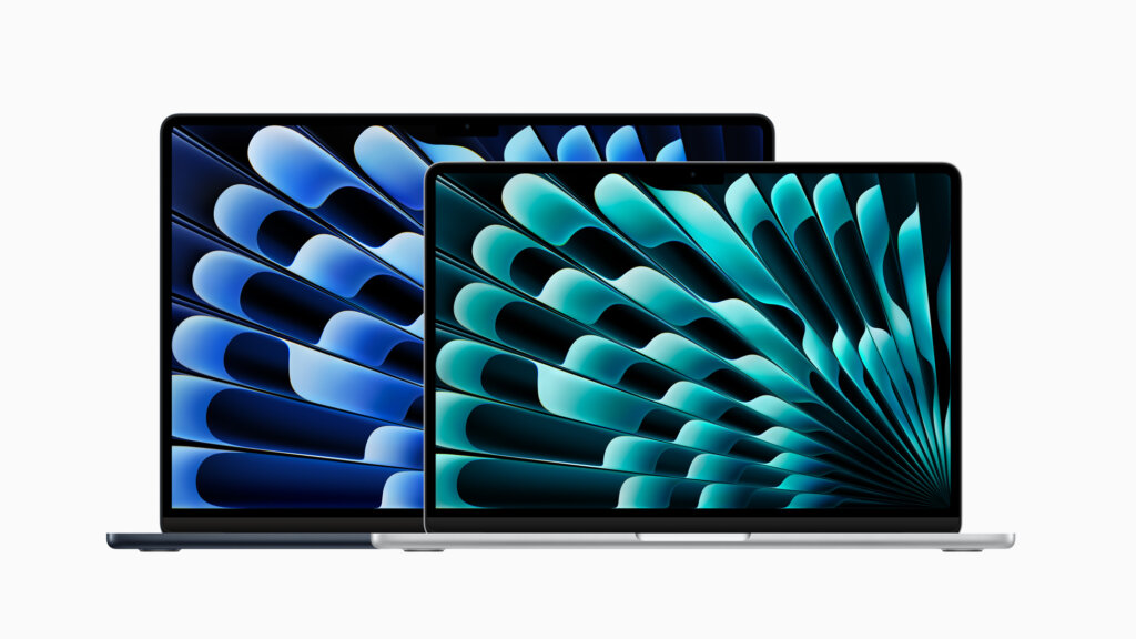 Disponibile in due dimensioni, il MacBook Air offre il massimo in termini di portabilità.